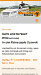 Mobile Screenshot of fahrschule-schenk.de